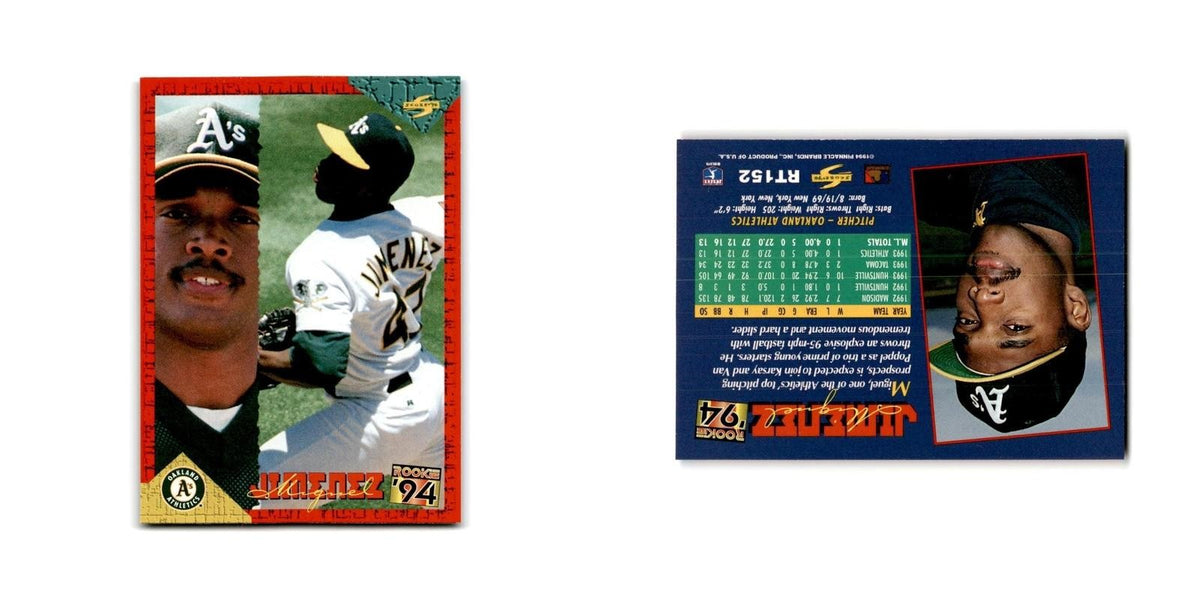 Miguel Jimenez Rookie 1994 Score Rookie & Traded #RT152 Oakland Athletics NM