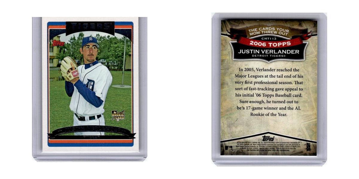 2010 Topps Justin Verlander Tigers #CMT113