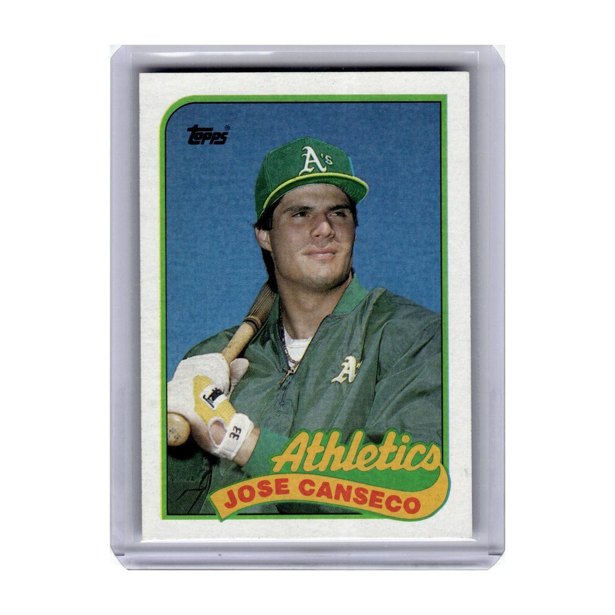 1989 Topps Jose Canseco Athletics #500