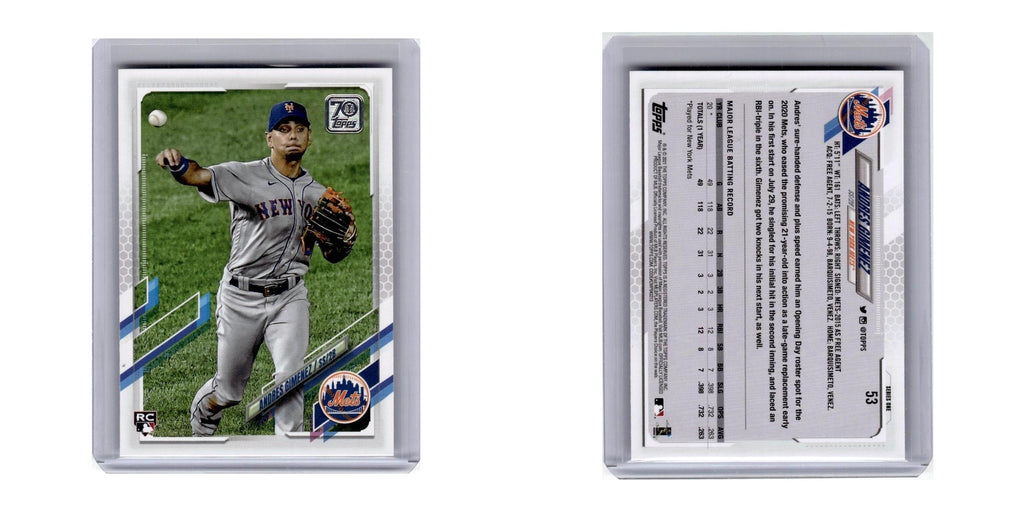 2021 Topps Andres Gimenez Mets #53