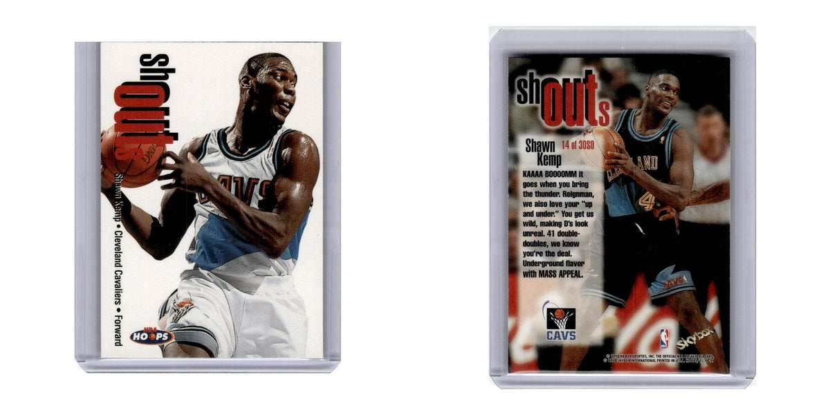 1998 Hoops Shout Outs Shawn Kemp Cavaliers #14SO