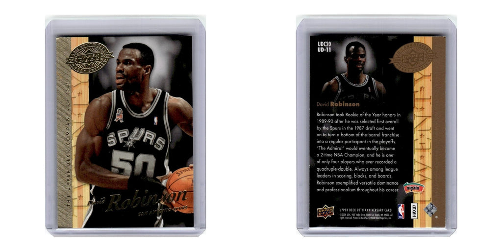 2008 Upper Deck David Robinson Spurs #UDC20/UD-11
