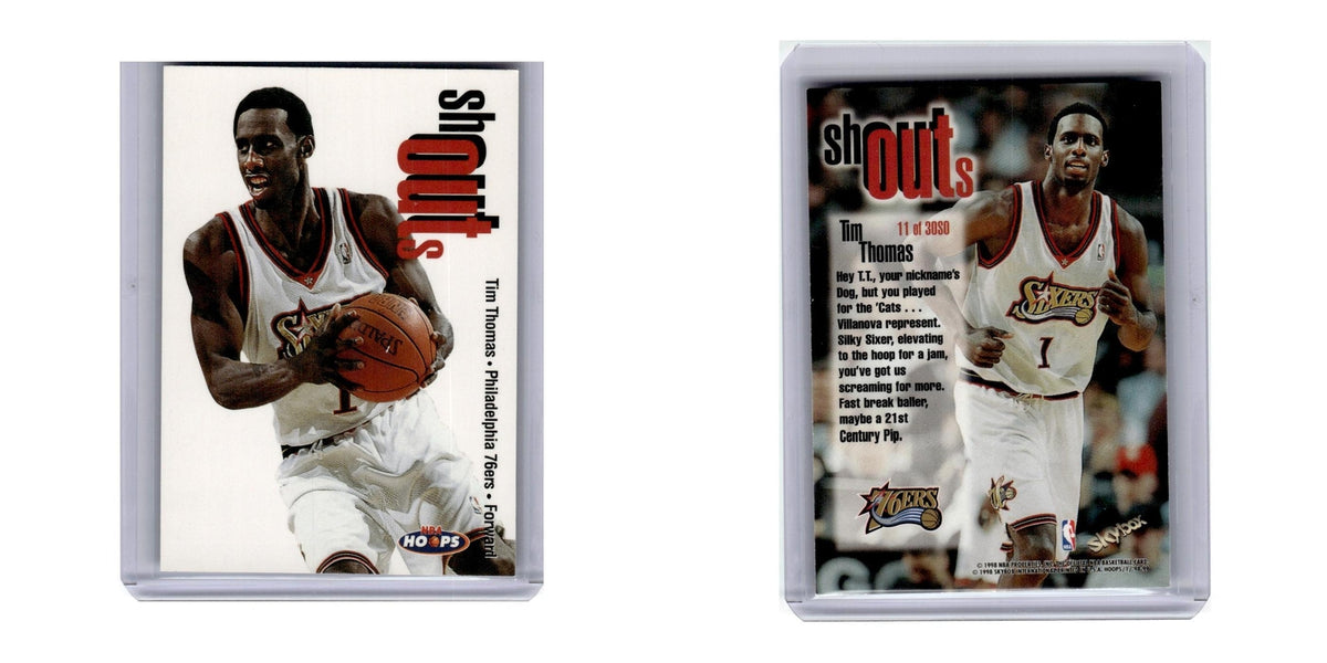 1998 Hoops Shout Outs Tim Thomas 76ers #11SO