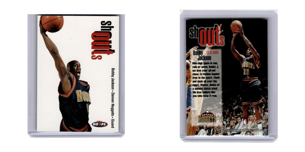 1998 Hoops Shout Outs Bobby Jackson Nuggets #12SO
