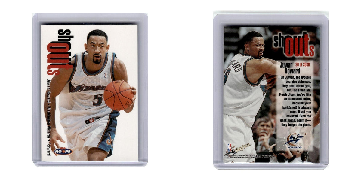 1998 Hoops Shout Outs Juwan Howard Wizards #30SO