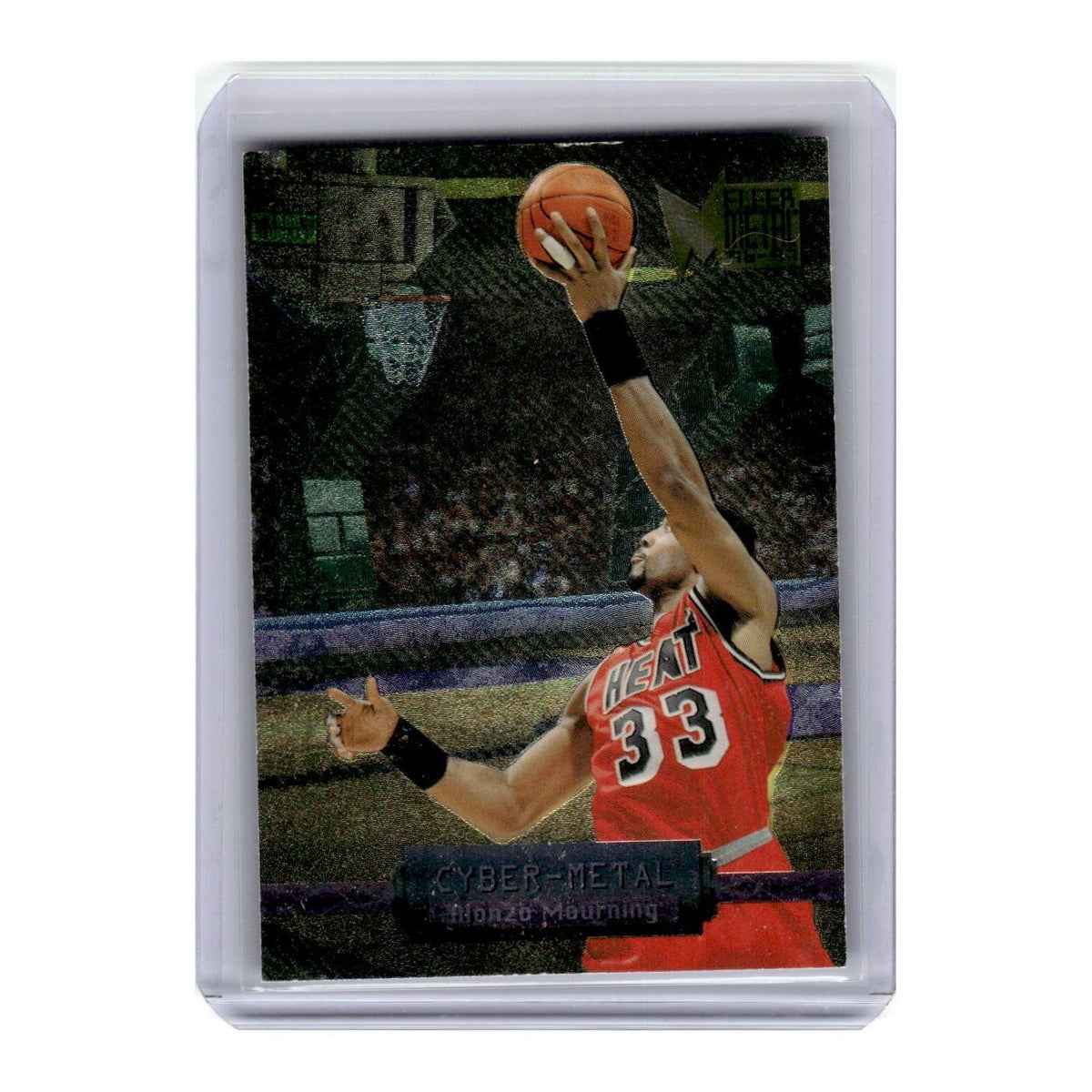 1996 Fleer Metal Alonzo Mourning Heat #11