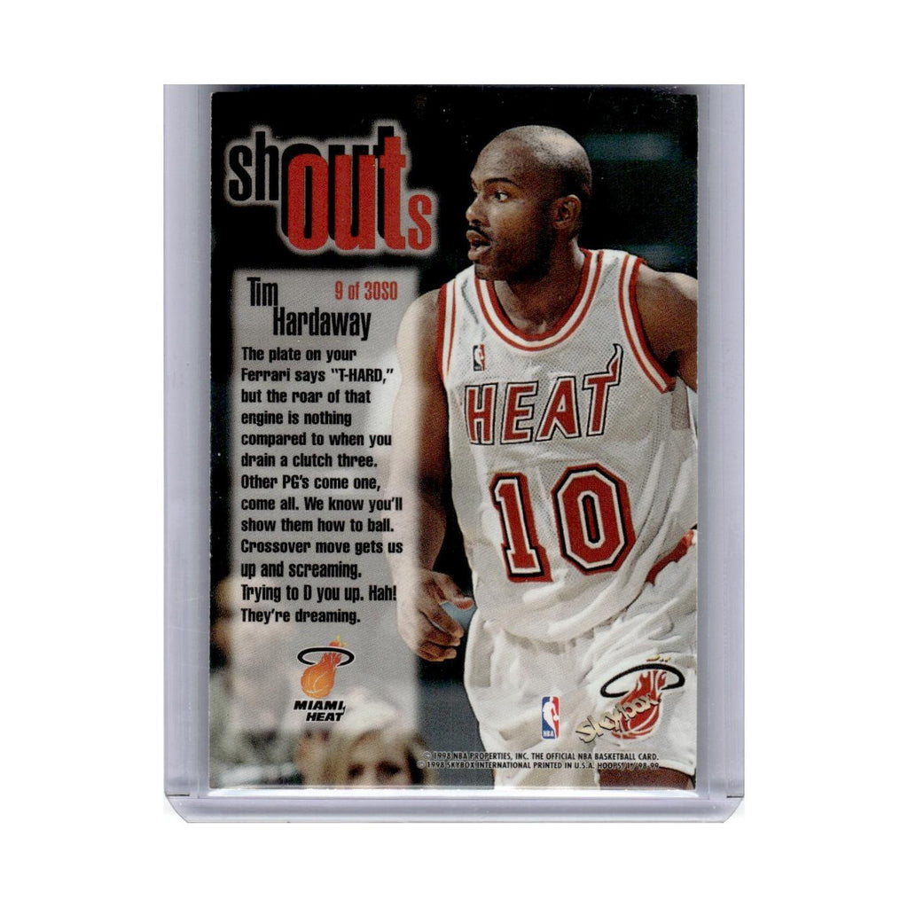 1998 Hoops Shout Outs Tim Hardaway Heat #9SO