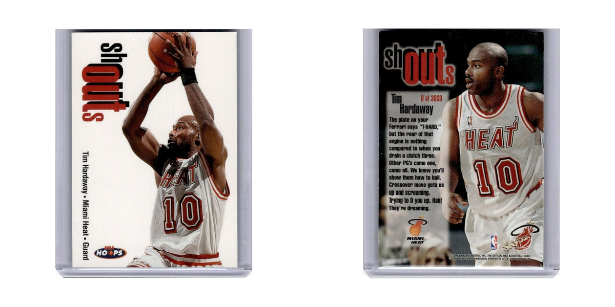1998 Hoops Shout Outs Tim Hardaway Heat #9SO