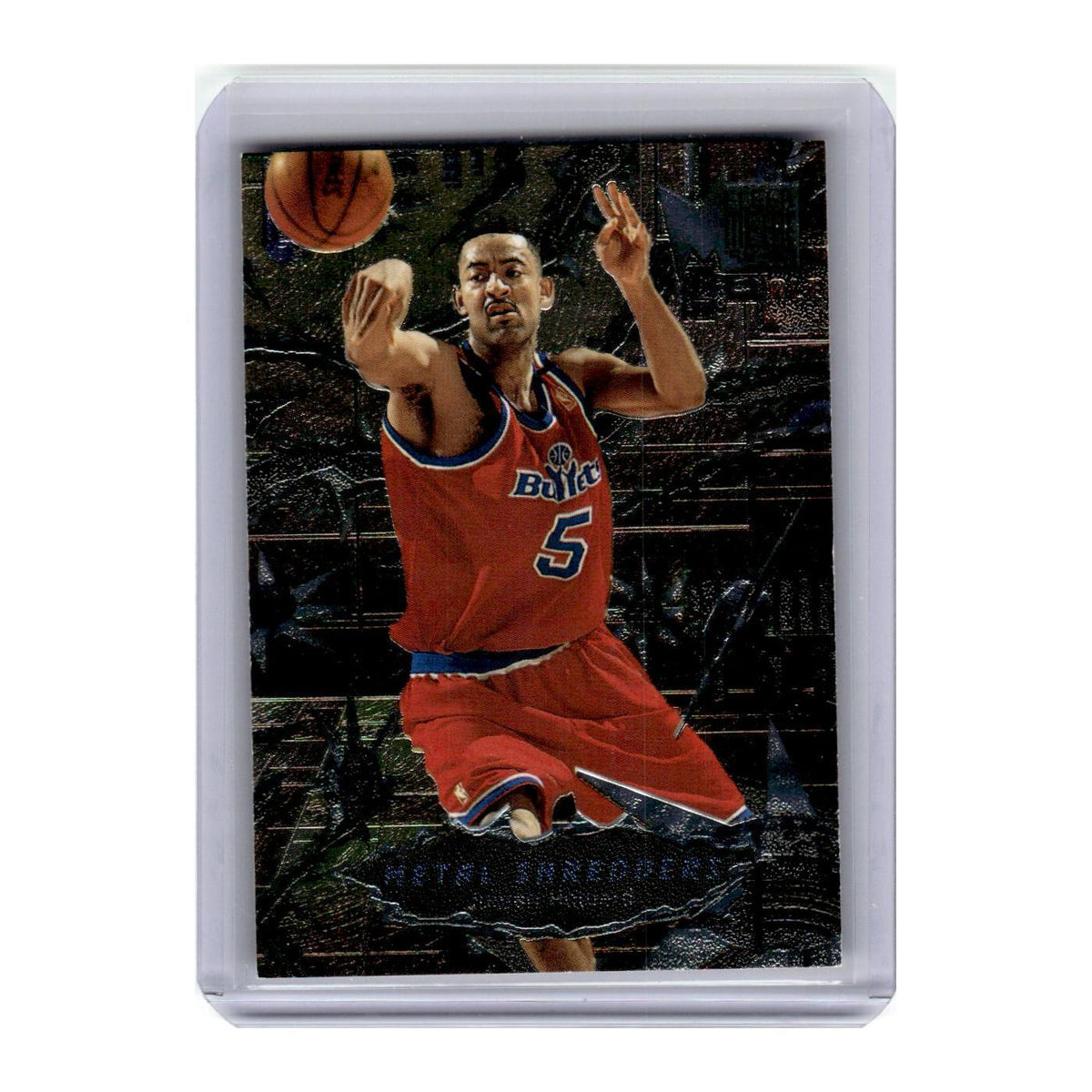 1996 Fleer Metal Juwan Howard Washington Bullets #240