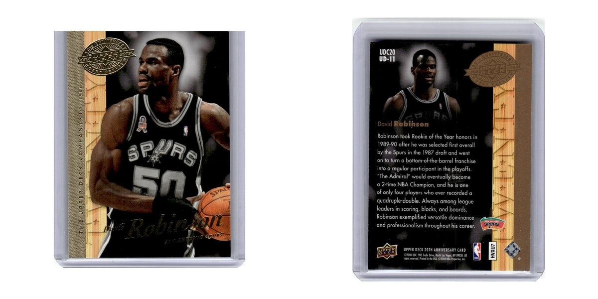 2008 Upper Deck David Robinson Spurs #UDC20/UD-11