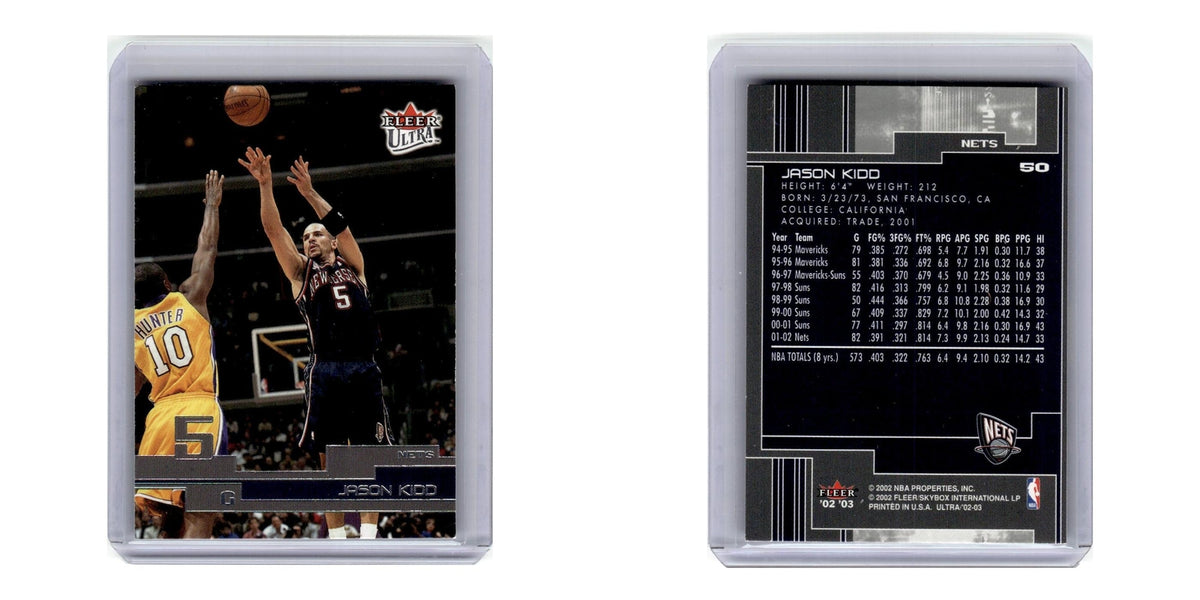 2002 Fleer Ultra Jason Kidd Nets #50