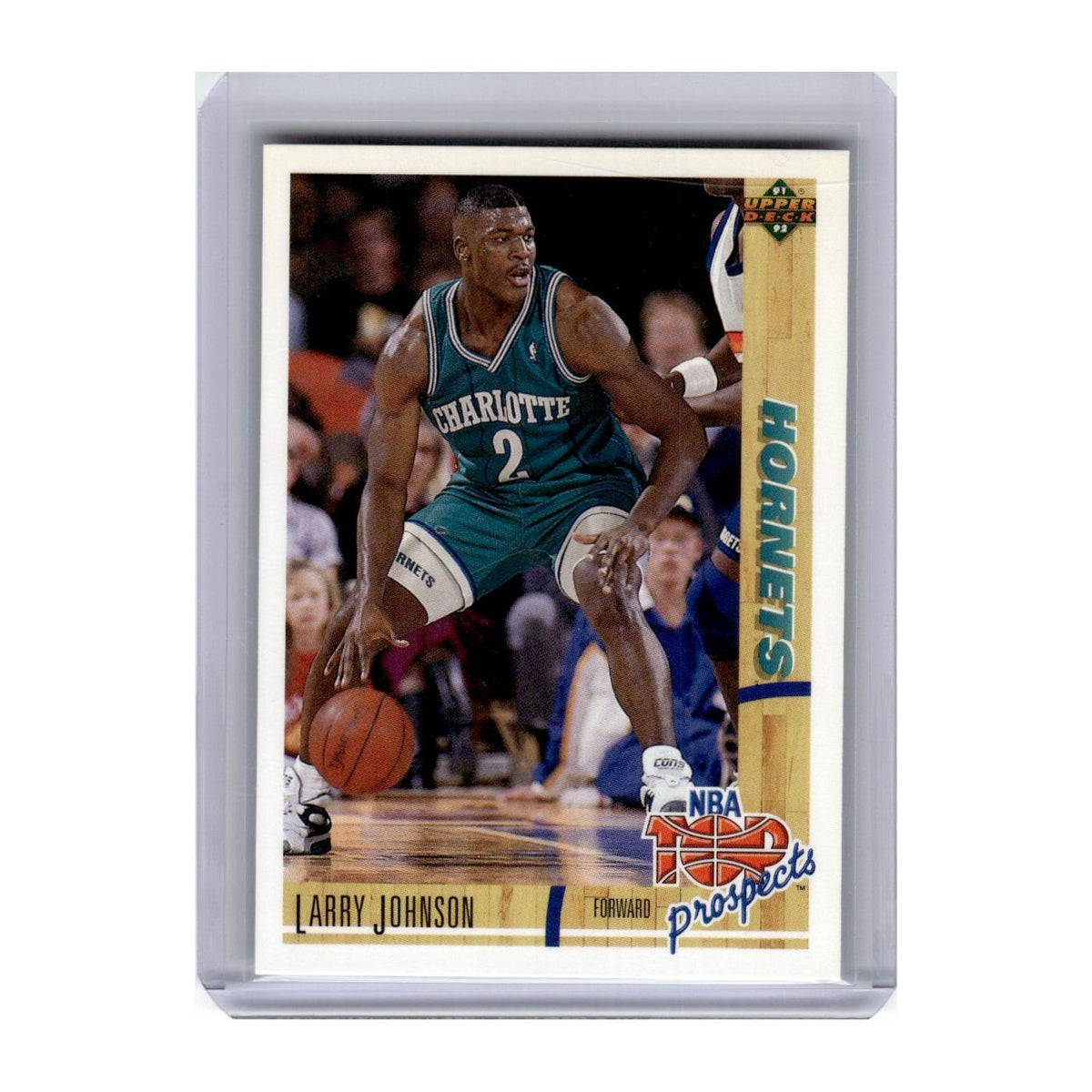 1991 Upper Deck Larry Johnson Hornets #445