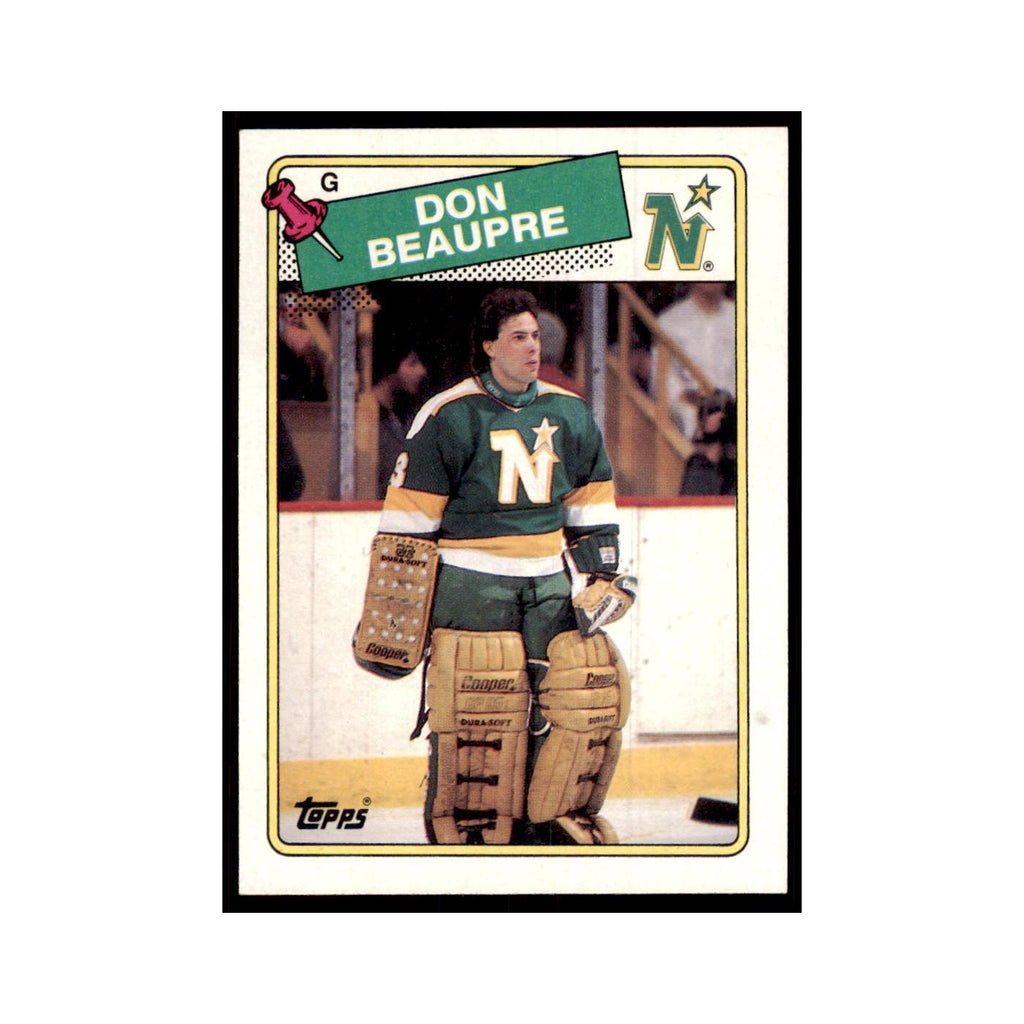 Don Beaupre 1988 Topps #42 Minnesota North Stars Hockey Card NM