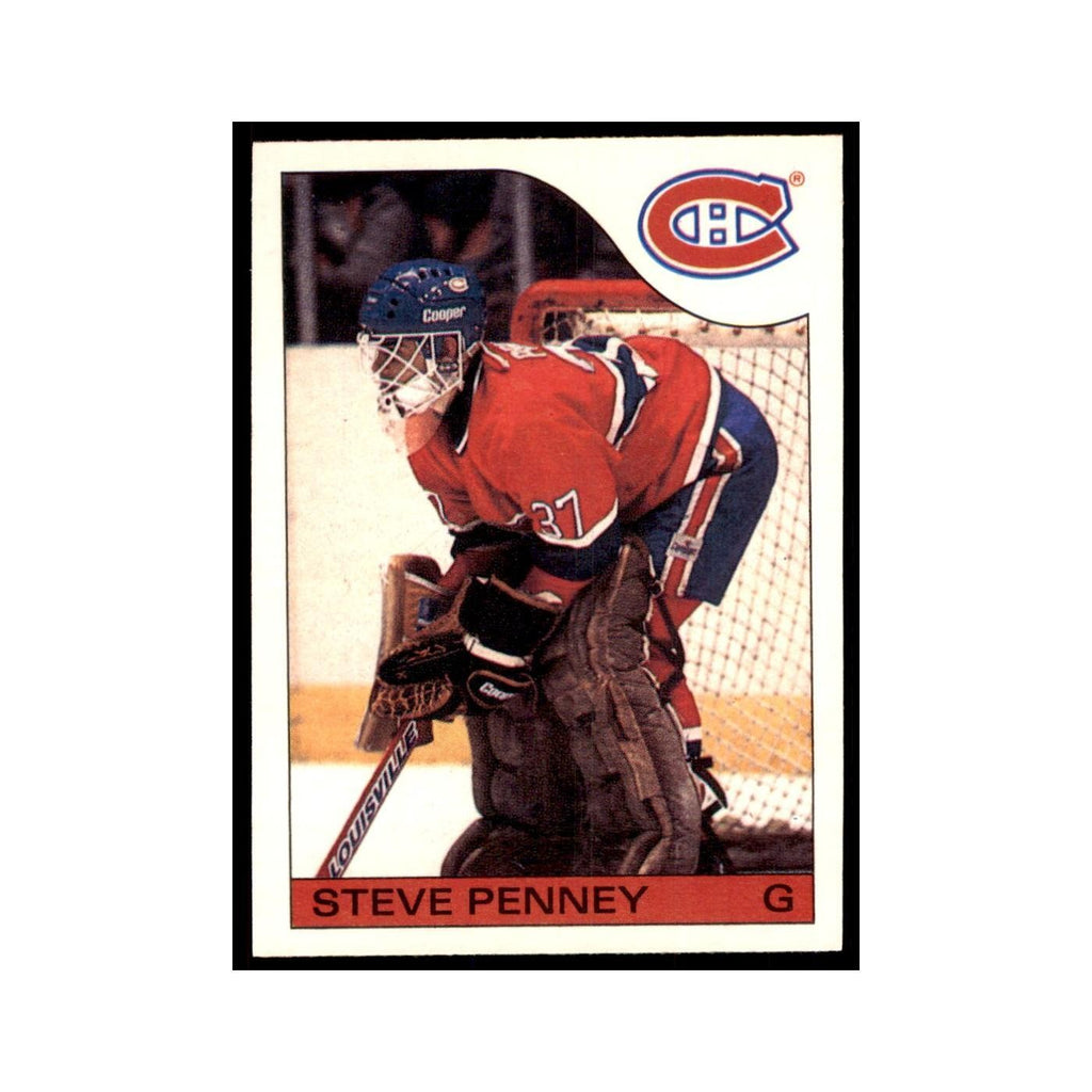 Steve Penney 1985 O-Pee-Chee #4 Montreal Canadiens Hockey Card NM