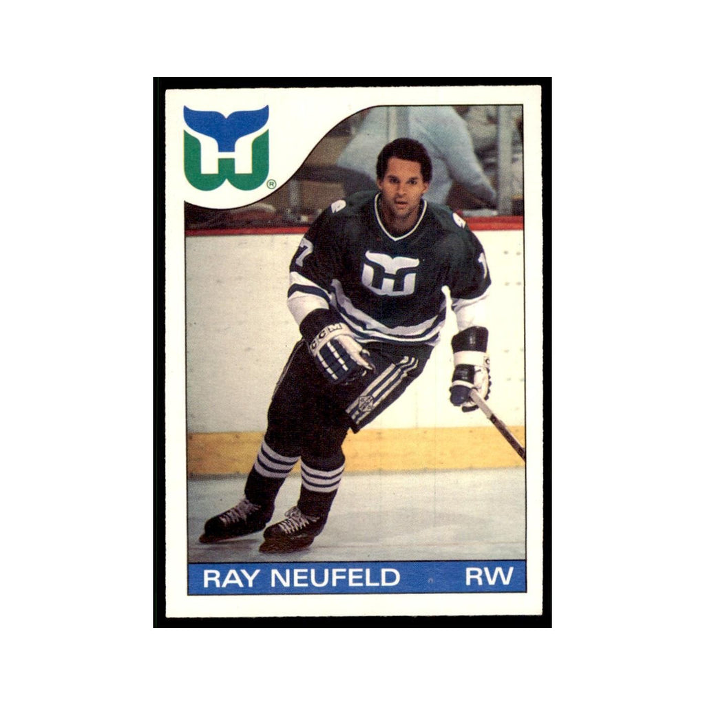 Ray Neufeld 1985 O-Pee-Chee #58 Hartford Whalers Hockey Card NM