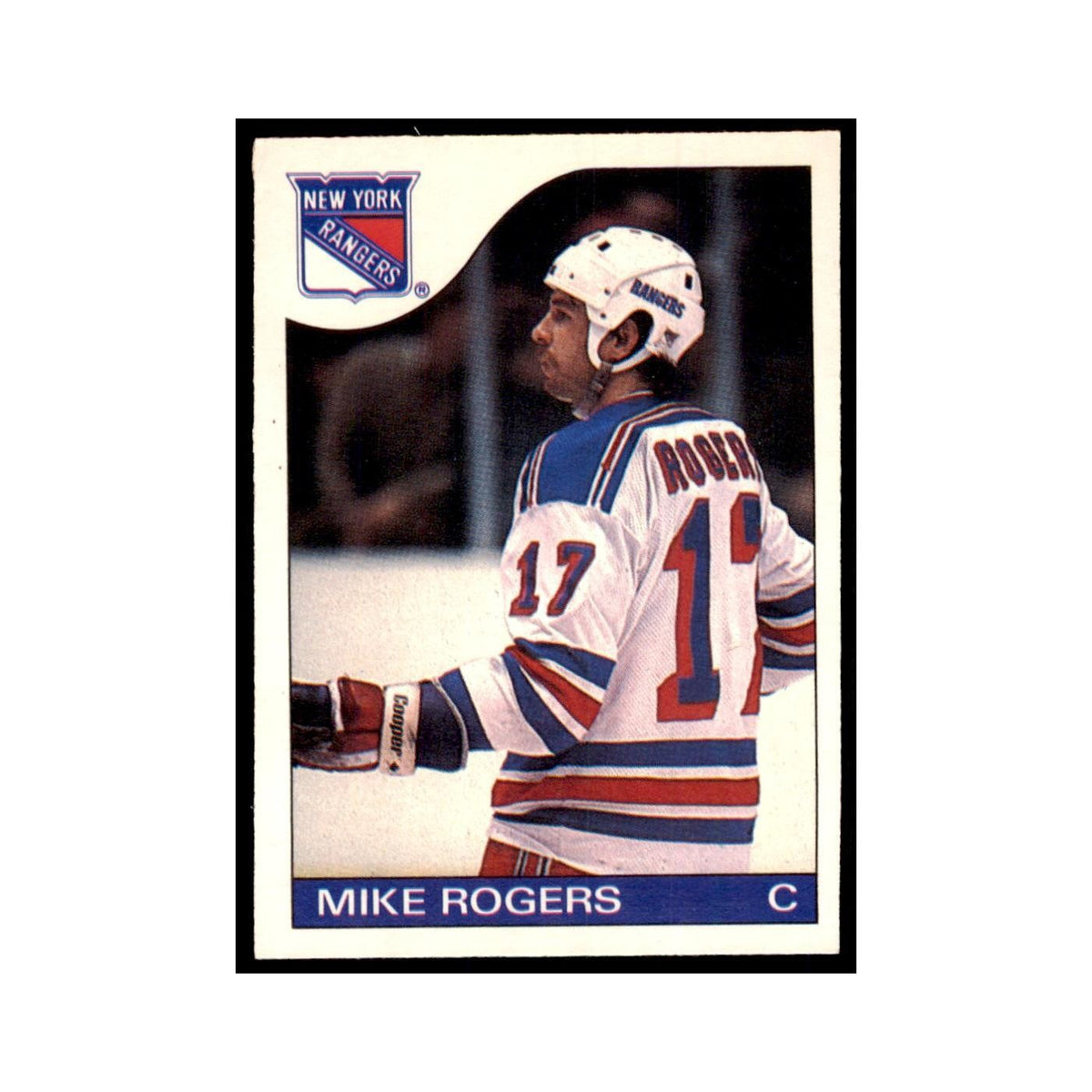 Mike Rogers 1985 O-Pee-Chee #39 New York Rangers Hockey Card NM