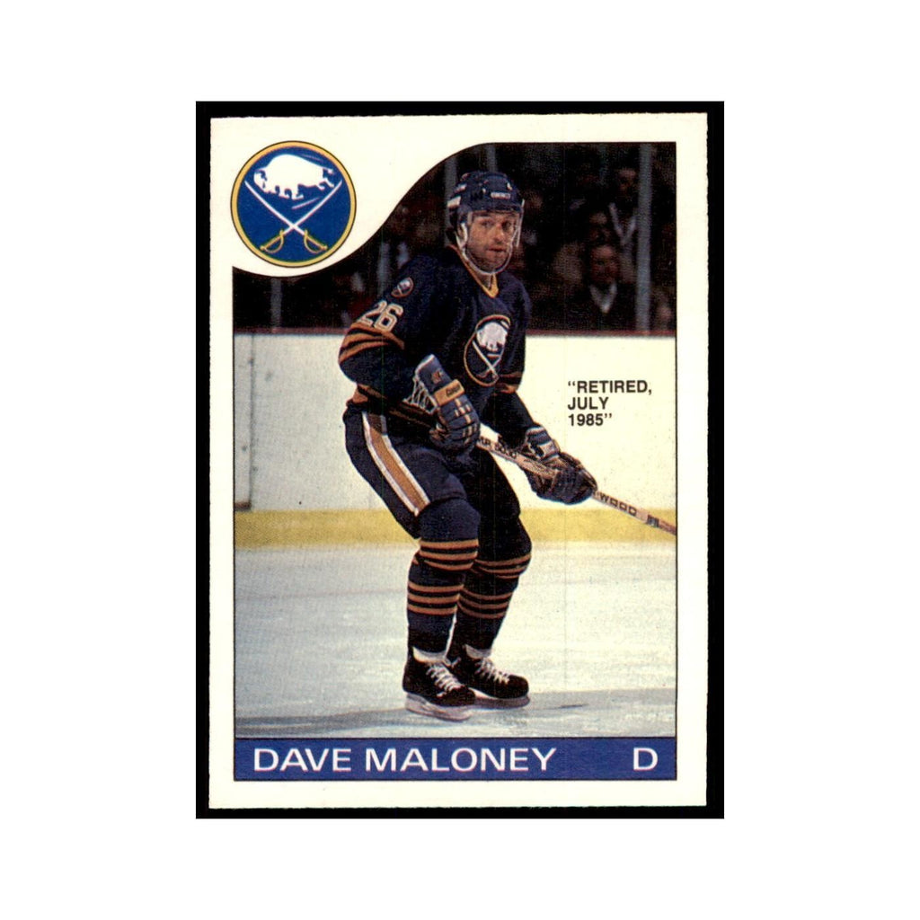 Dave Maloney 1985 O-Pee-Chee #89 Buffalo Sabres Hockey Card NM