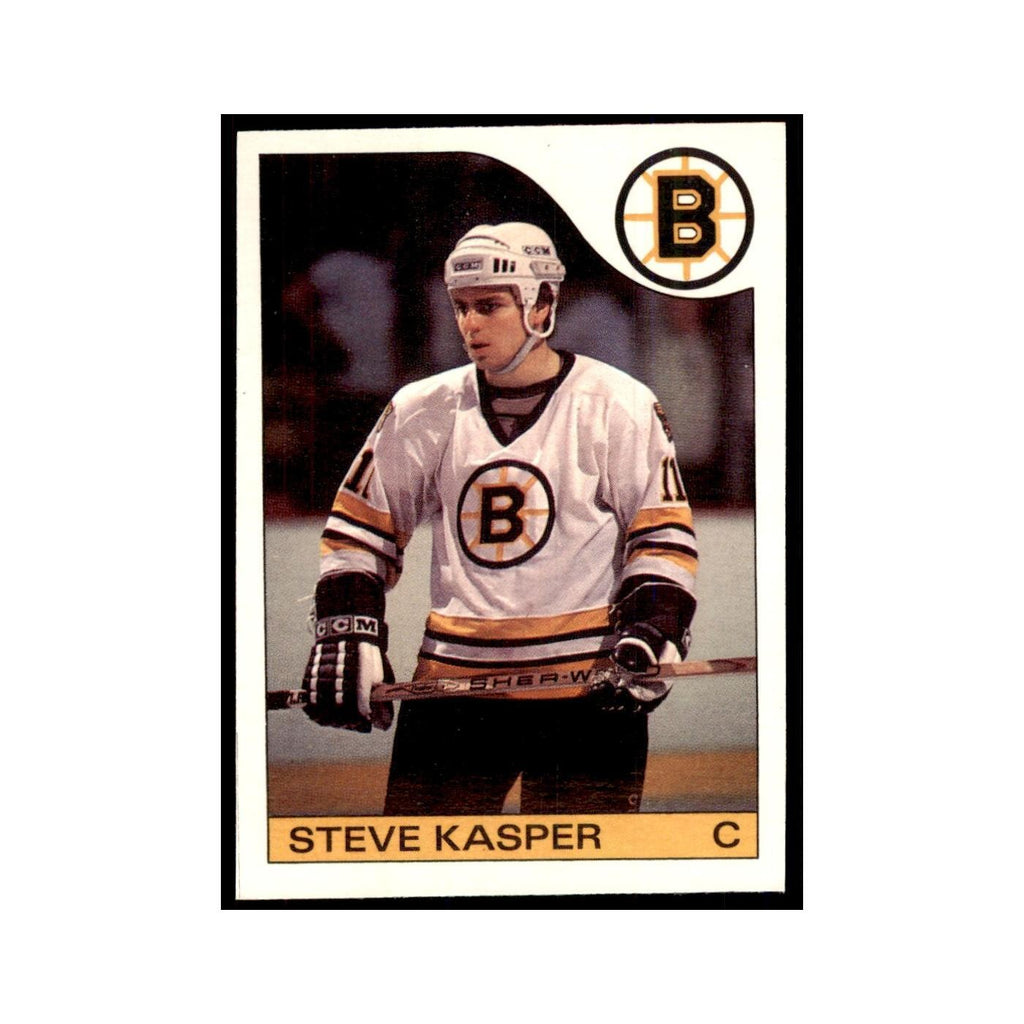 Steve Kasper 1985 O-Pee-Chee #79 Boston Bruins Hockey Card NM