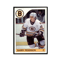 Barry Pederson 1985 O-Pee-Chee #52 Boston Bruins Hockey Card NM