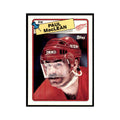 Paul MacLean 1988 Topps #38 Detroit Red Wings Hockey Card NM