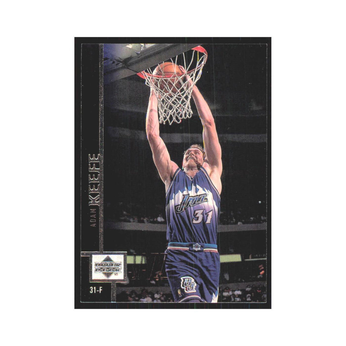 Adam Keefe 1997 Upper Deck #124 Utah Jazz Basketball Card NM