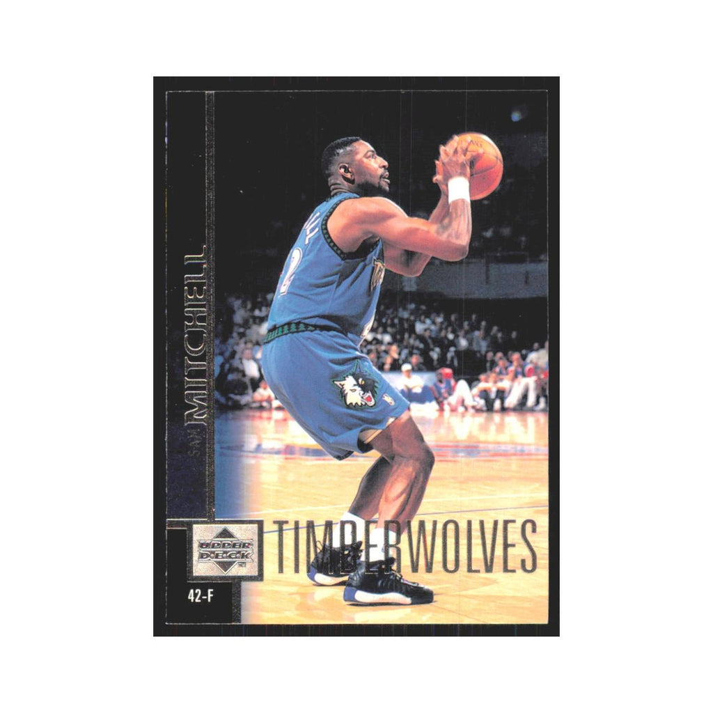 Sam Mitchell 1997 Upper Deck #256 Minnesota Timberwolves Basketball Card NM