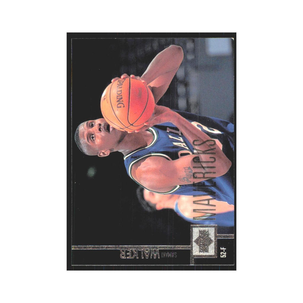 Samaki Walker 1997 Upper Deck #28 Dallas Mavericks Basketball Card NM