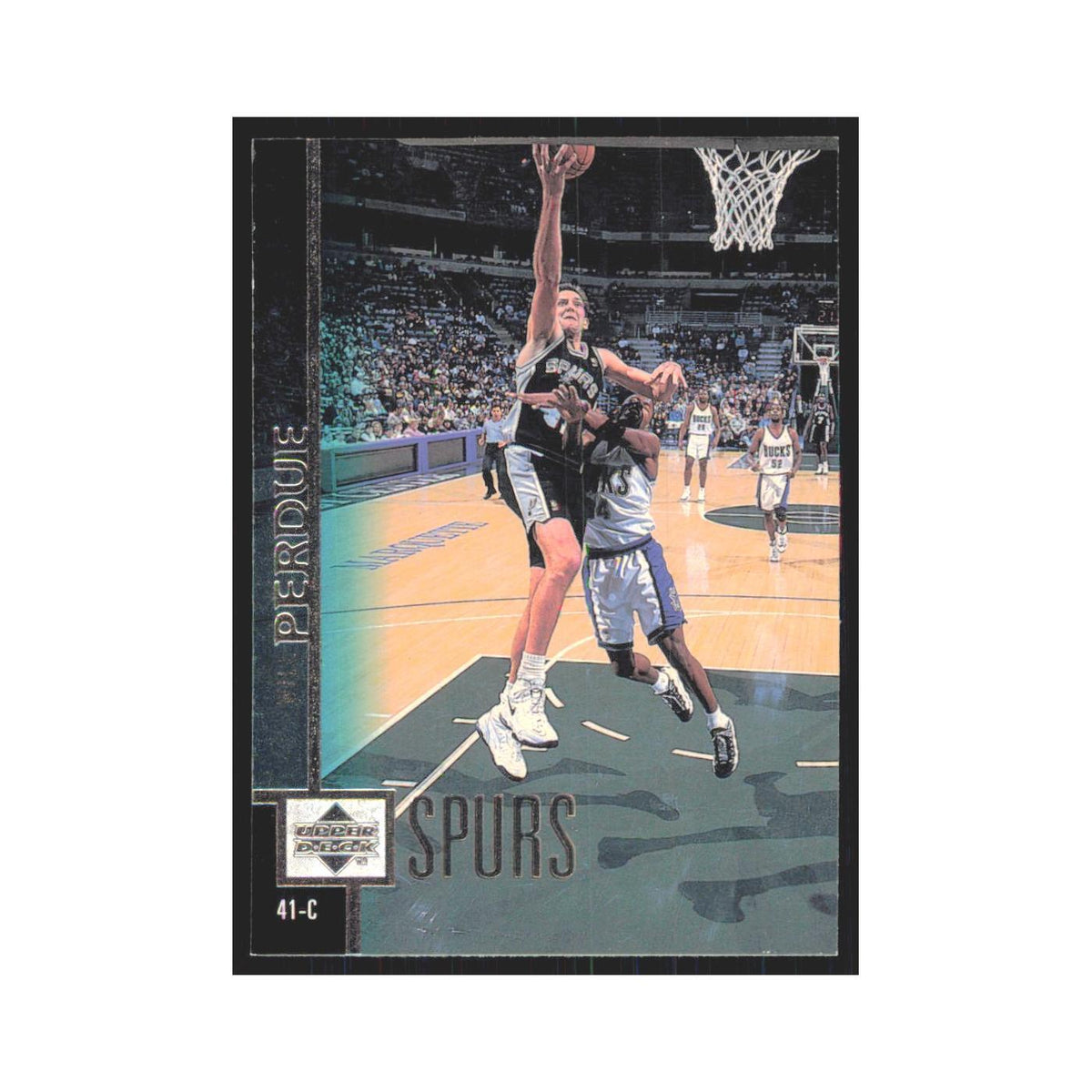 Will Perdue 1997 Upper Deck #292 San Antonio Spurs Basketball Card NM