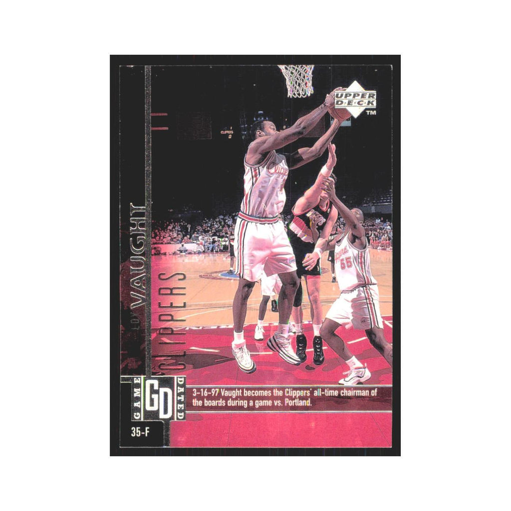 Loy Vaught 1997 Upper Deck #56 Los Angeles Clippers Basketball Card NM