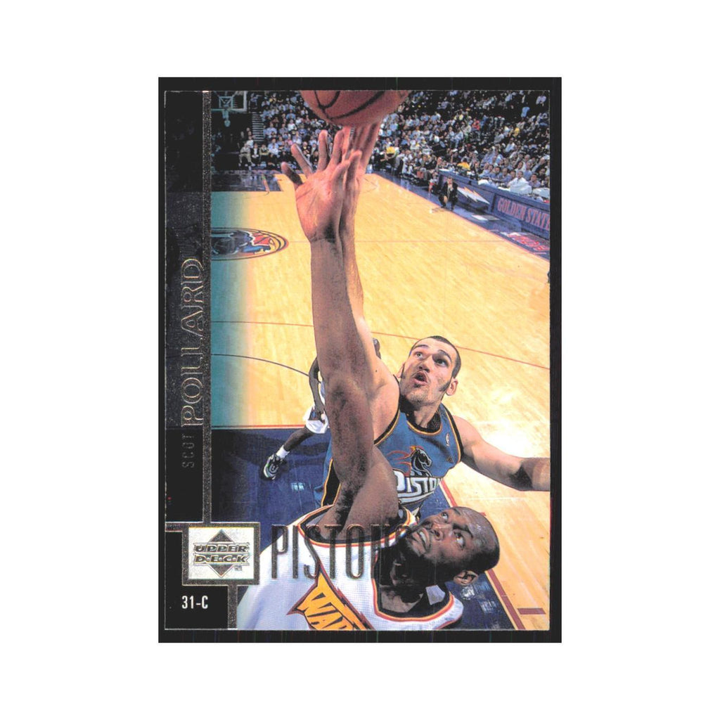 Scot Pollard 1997 Upper Deck #216 Detroit Pistons Basketball Card NM