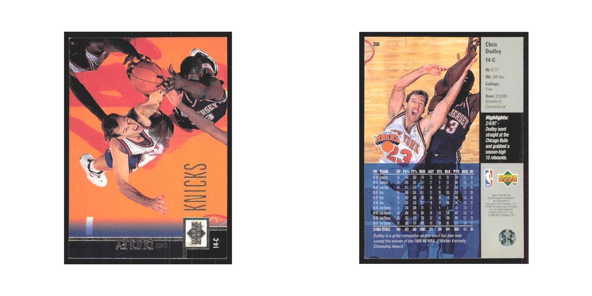 Chris Dudley 1997 Upper Deck #266 New York Knicks Basketball Card NM