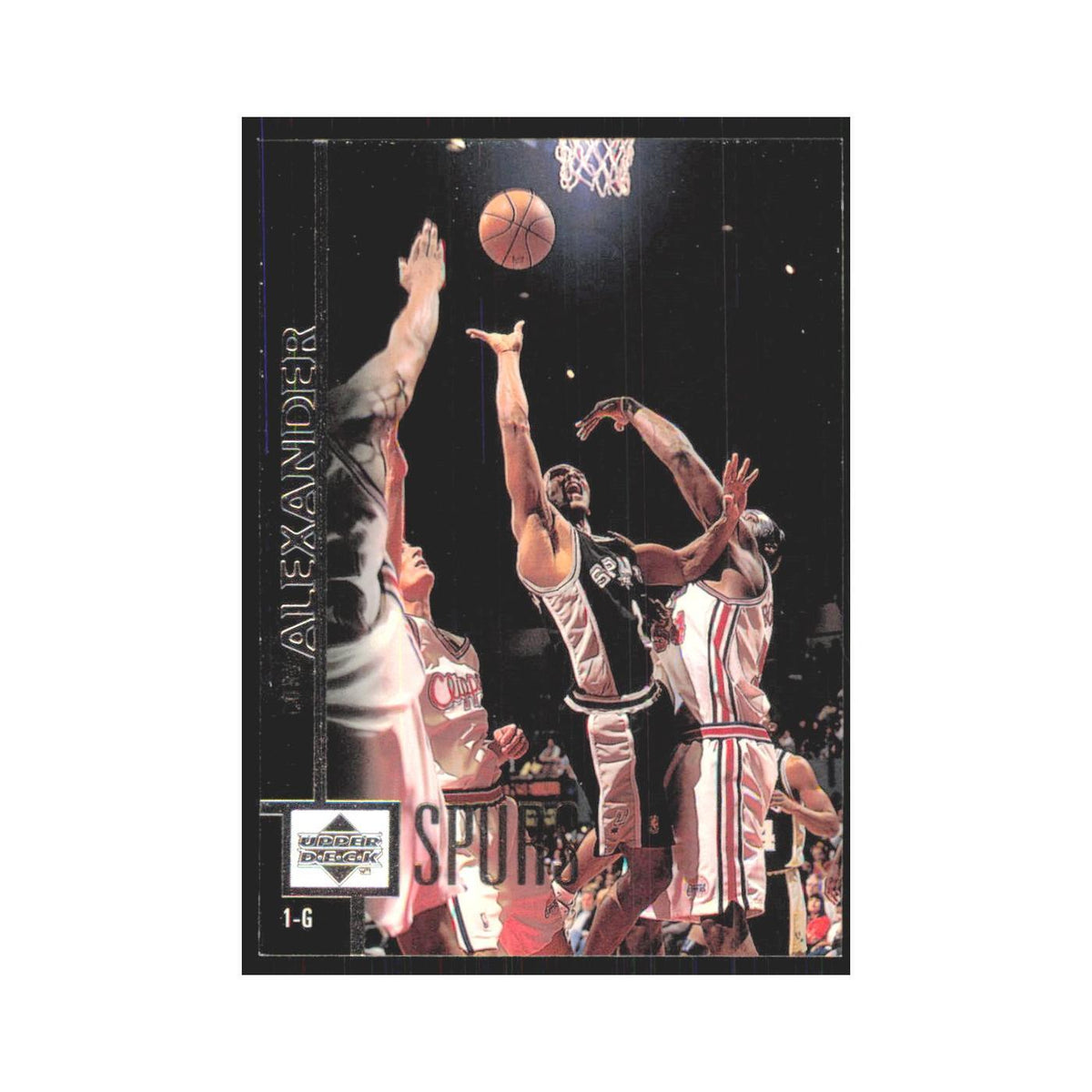 Cory Alexander 1997 Upper Deck #111 San Antonio Spurs Basketball Card NM