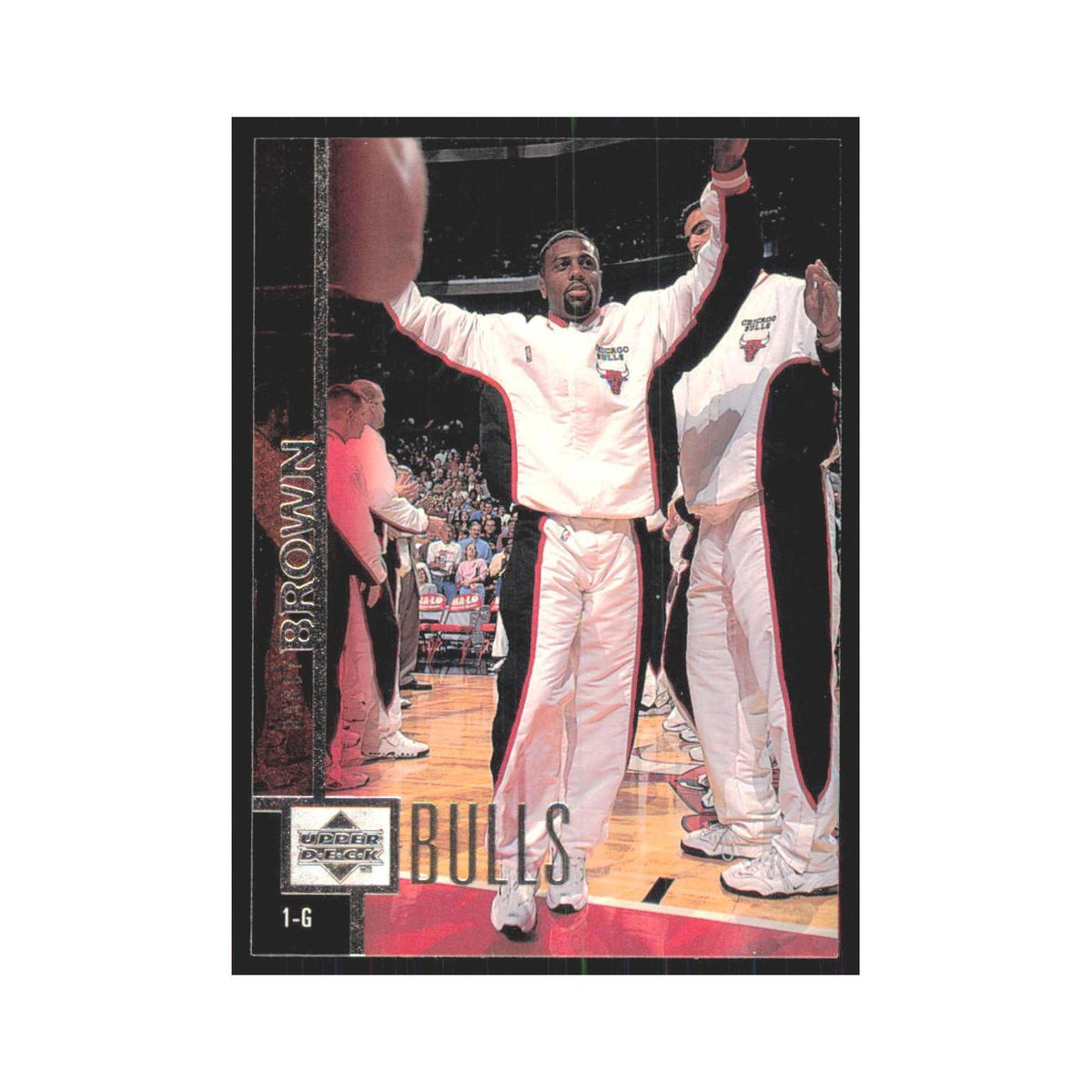 Randy Brown 1997 Upper Deck #195 Chicago Bulls Basketball Card NM