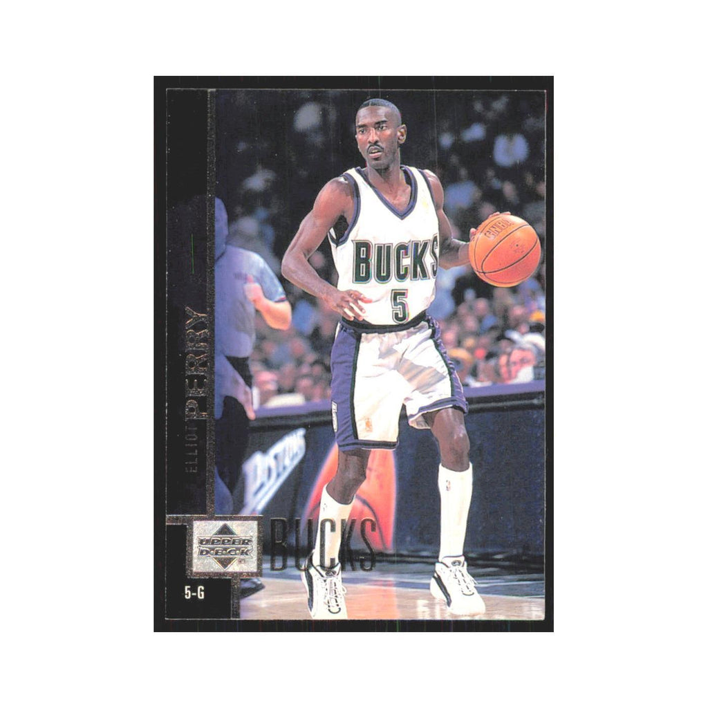 Elliot Perry 1997 Upper Deck #72 Milwaukee Bucks Basketball Card NM