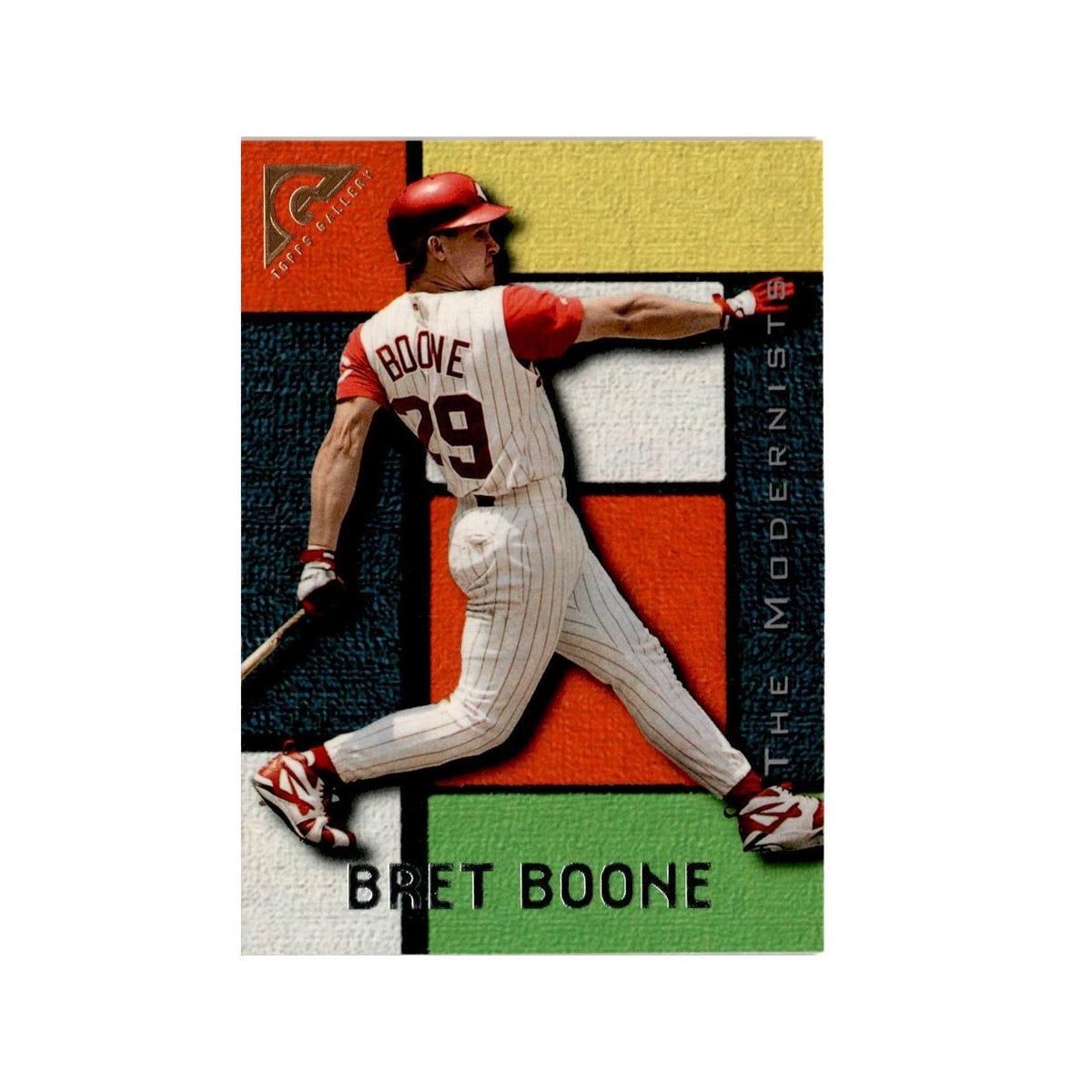 Bret Boone 1996 Topps Gallery #119 Cincinnati Reds Baseball Card NM