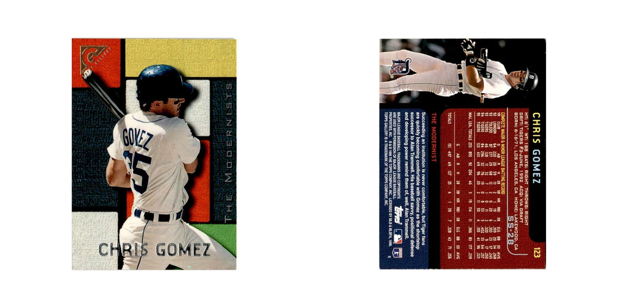Chris Gomez 1996 Topps Gallery #123 Detroit Tigers Baseball Card NM