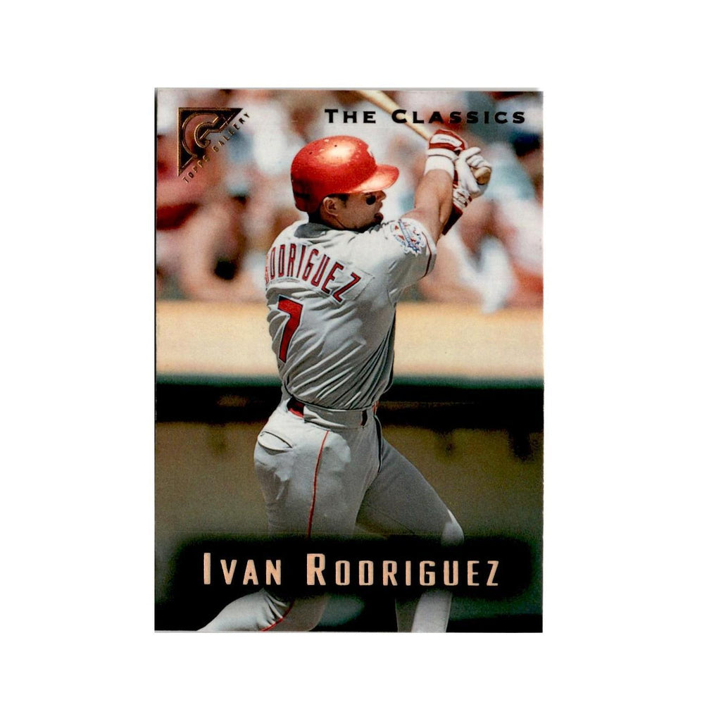 Ivan Rodriguez 1996 Topps Gallery #52 Texas Rangers Baseball Card NM