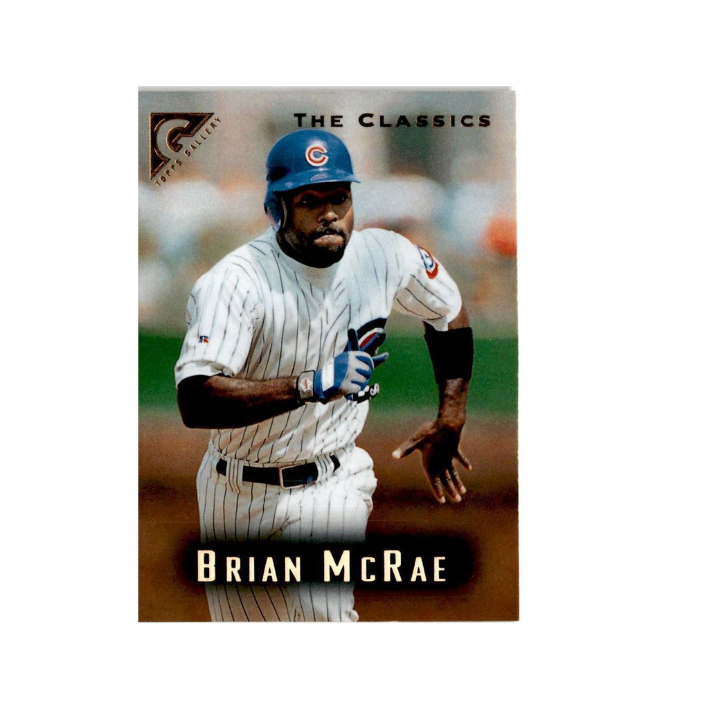 Brian McRae 1996 Topps Gallery #56 Chicago Cubs Baseball Card NM