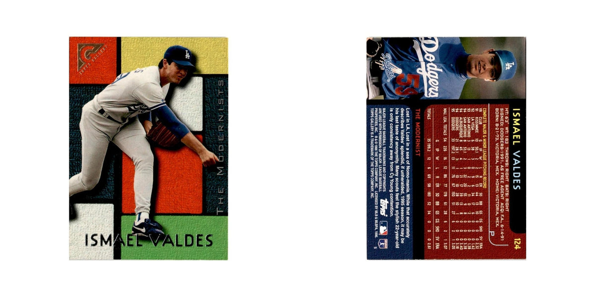 Ismael Valdes 1996 Topps Gallery #124 Los Angeles Dodgers Baseball Card NM