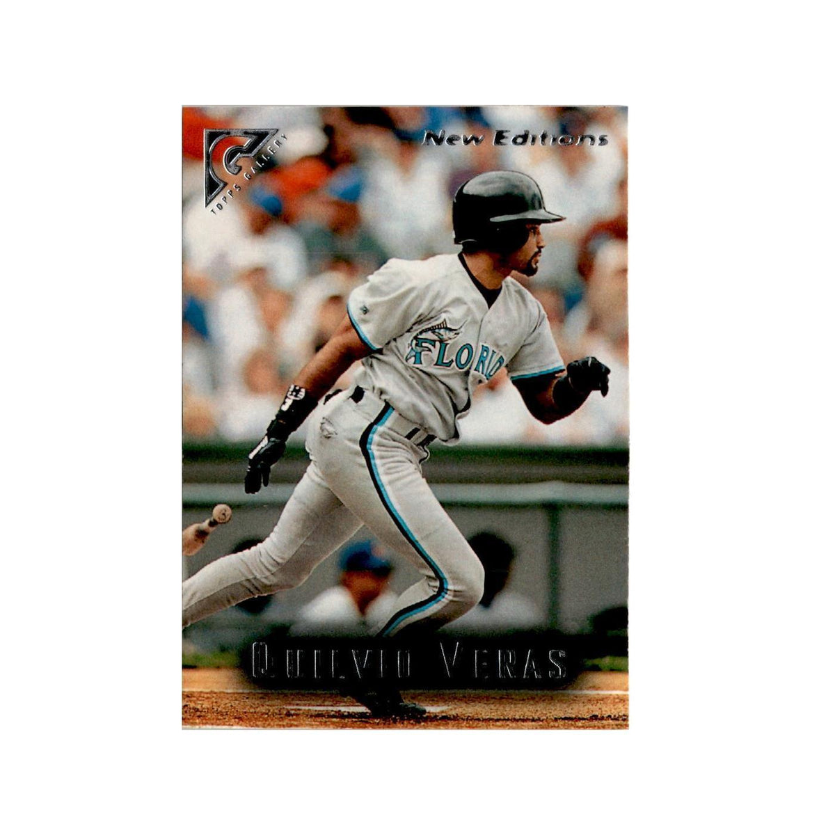 Quilvio Veras 1996 Topps Gallery #108 Florida Marlins Baseball Card NM