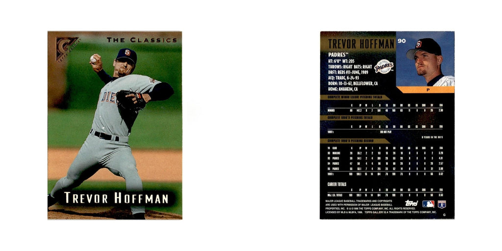 Trevor Hoffman 1996 Topps Gallery #90 San Diego Padres Baseball Card NM