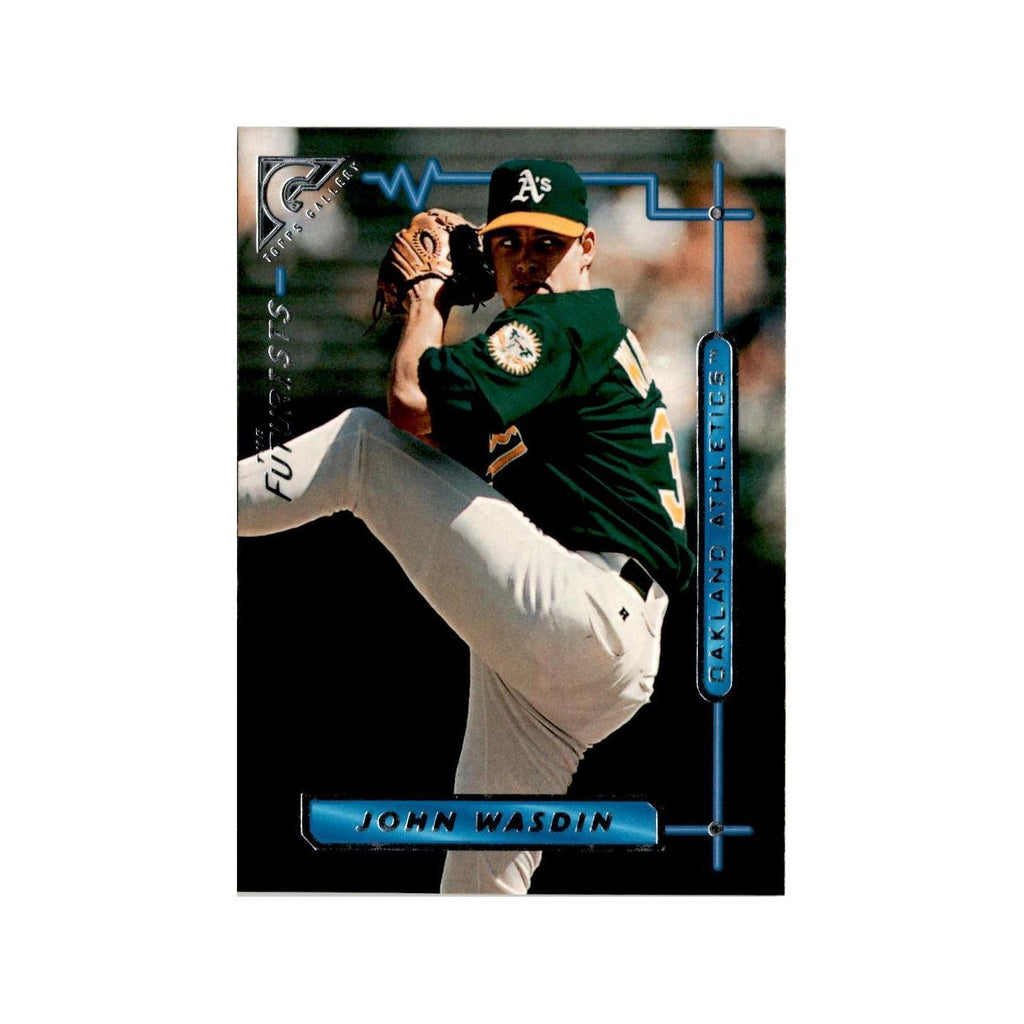 John Wasdin Rookie 1996 Topps Gallery #134 Oakland Athletics Baseball Card NM