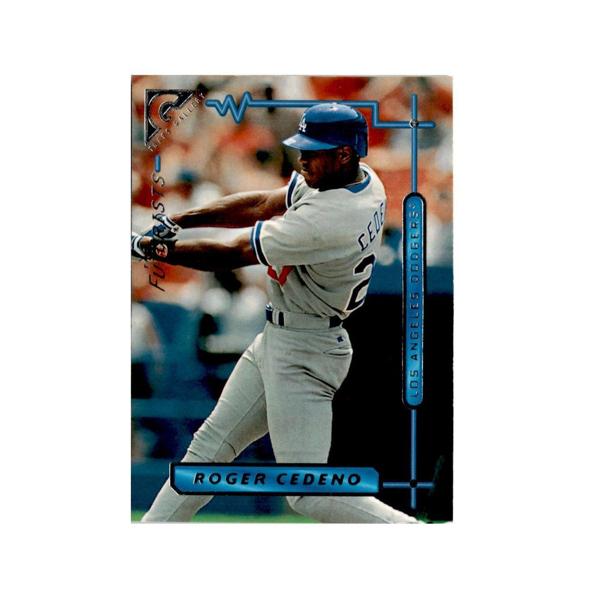 Roger Cedeno Rookie 1996 Topps Gallery #142 Los Angeles Dodgers Baseball Card NM