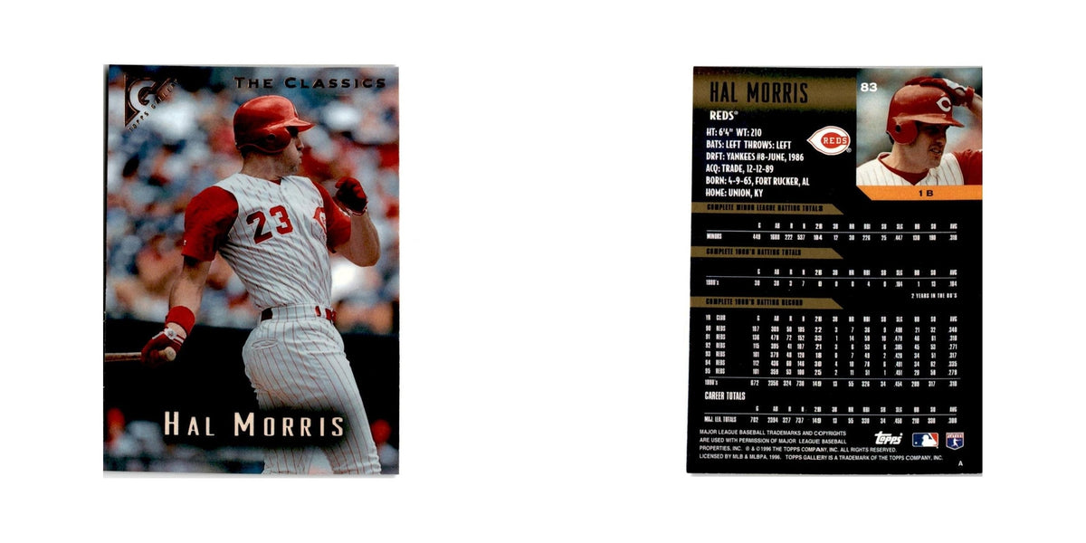Hal Morris 1996 Topps Gallery #83 Cincinnati Reds Baseball Card NM
