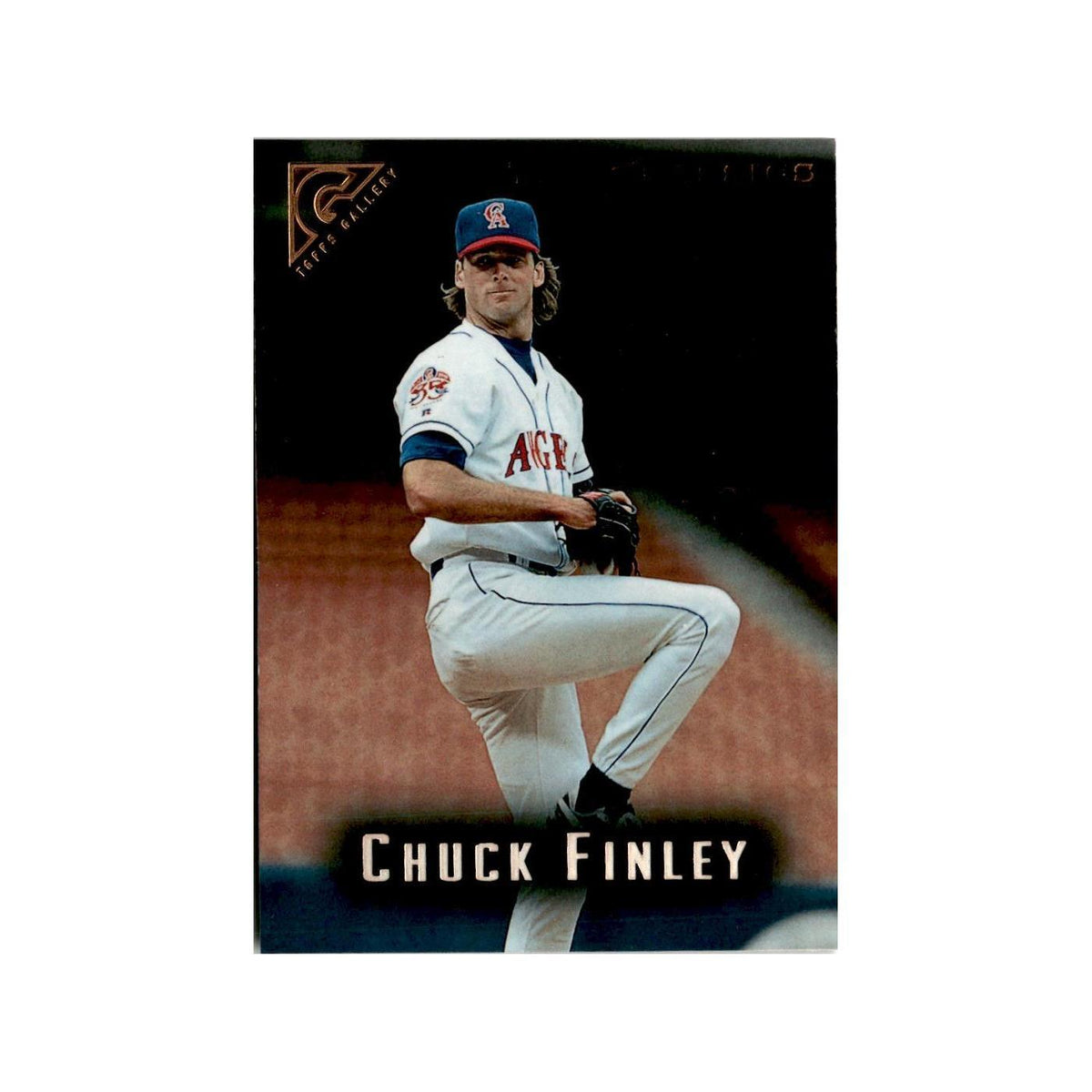 Chuck Finley 1996 Topps Gallery #25 California Angels Baseball Card NM