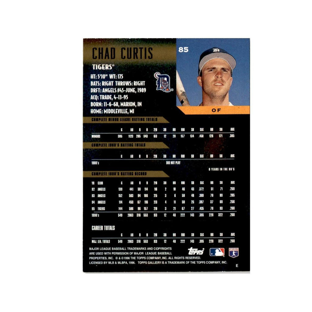 Chad Curtis 1996 Topps Gallery #85 Detroit Tigers Baseball Card NM