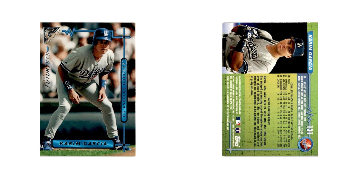 Karim Garcia Rookie 1996 Topps Gallery #131 Los Angeles Dodgers Baseball Card NM