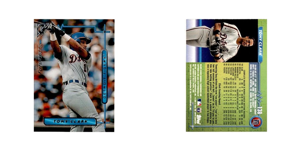Tony Clark Rookie 1996 Topps Gallery #138 Detroit Tigers Baseball Card NM