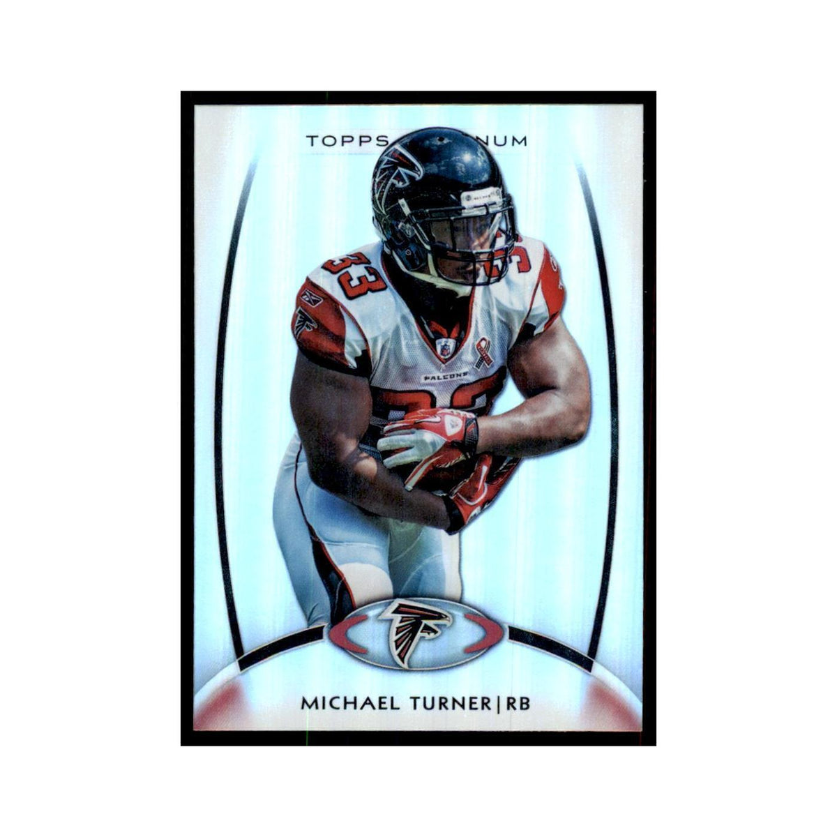 2012 Topps Platinum Michael Turner Football Cards #18