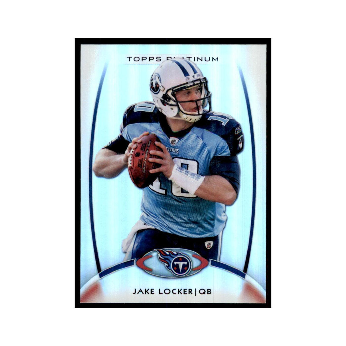 2012 Topps Platinum Jake Locker Football Cards #79